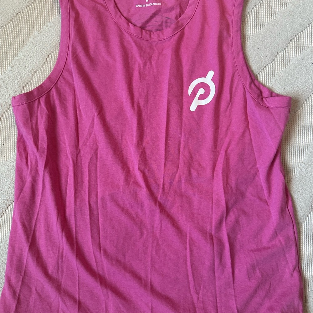 Peloton Fuchsia Muscle Tee